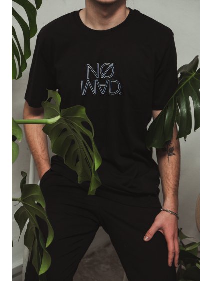 Unisex černé tričko Nomad