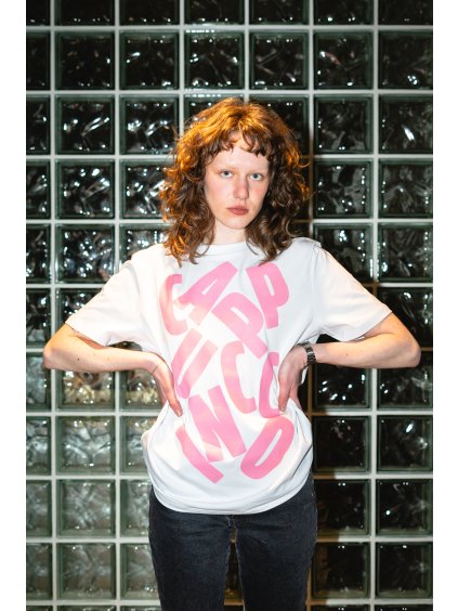 Unisex bílé tričko Cappuccino