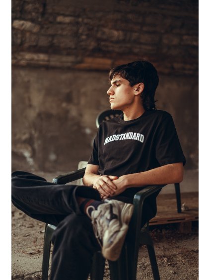Unisex černé tričko Nadstandard