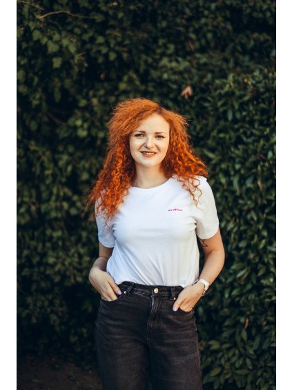 Dámské bílé tričko Su vděčná