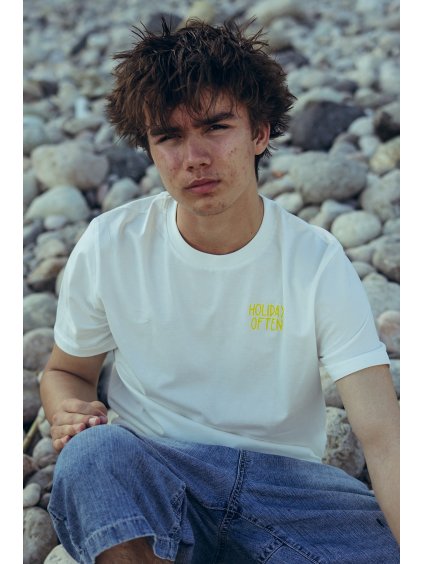 Unisex mléčné tričko Holiday often