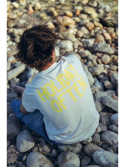 Unisex mléčné tričko Holiday often