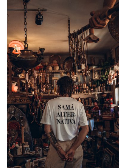 Unisex bílé tričko Samá alternativa