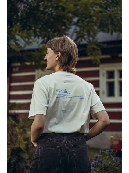 Unisex mléčné tričko Vesnice