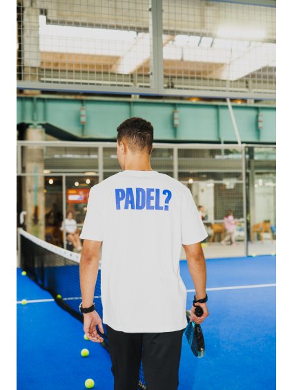 Unisex bílé tričko Dáme padel?