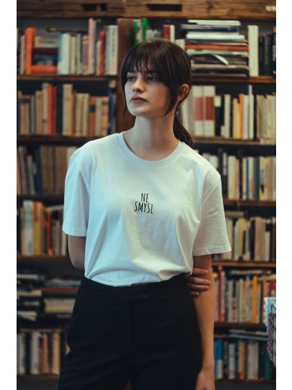 Unisex bílé tričko Nesmysl