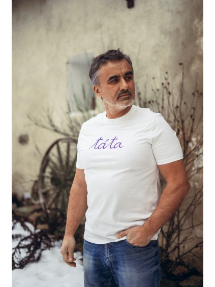 Pánské mléčné tričko Táta