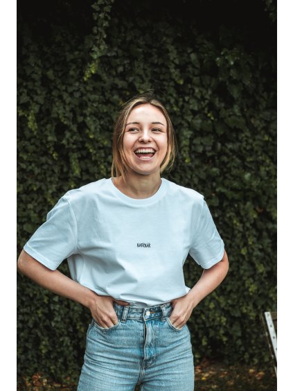 Unisex bílé tričko Kafíčkář 2.0