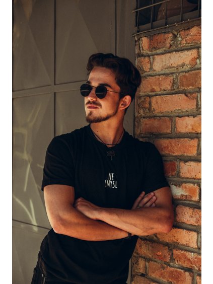 Unisex černé tričko Nesmysl