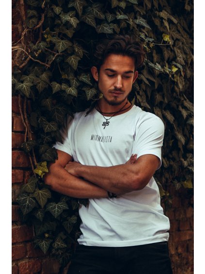 Unisex bílé tričko Minimalista