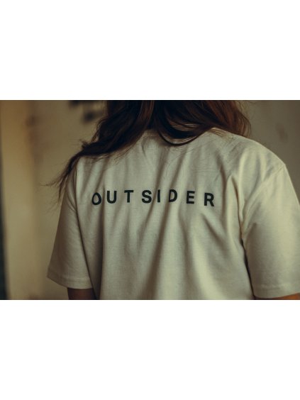 Unisex přírodní tričko Outsider