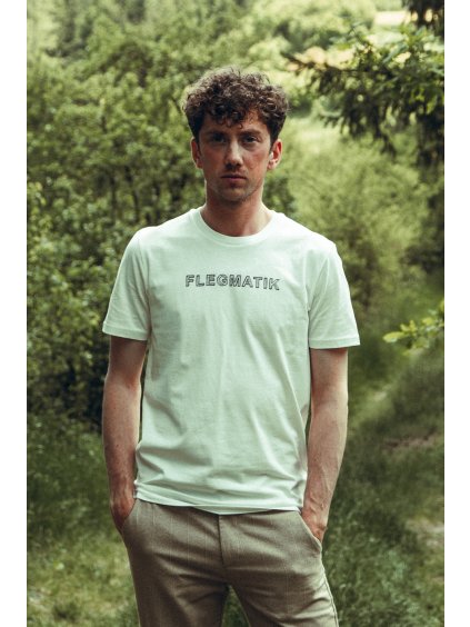 Unisex mléčné tričko Flegmatik