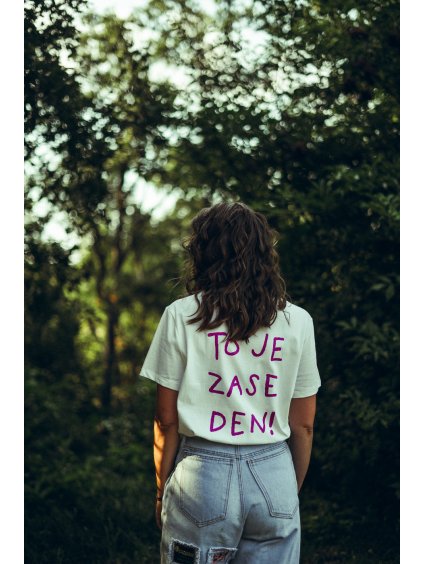 Dámské mléčné tričko To je zase den
