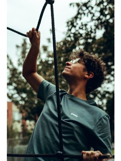 Unisex zelené tričko Gracias