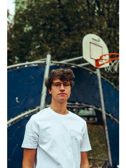 Unisex bílé tričko Do nothing lifestyle