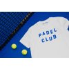 Unisex bílé tričko Padel club