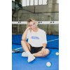 Unisex bílé tričko No puedo tengo padel