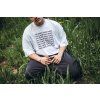 Unisex bílé boxy tričko Chci kafe