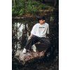 Unisex bílé boxy tričko Chaos ano