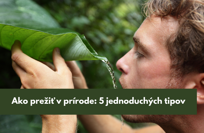 Ako prežiť v prírode: 5 jednoduchých tipov