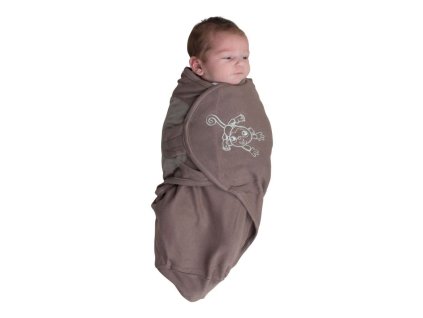 Bo Jungle zavinovačka B-Wrap LARGE, Monkey, 0-4 mesiace, max. 10 kg