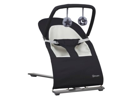 Elegantné detské lehátko Fancy – farebný variant Black