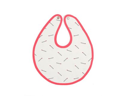 Podbradník Baby Bites – farebný variant Coral