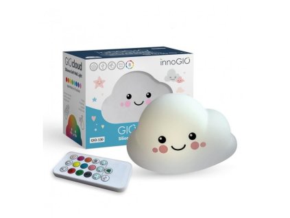 Detská LED lampička innoGIO – tvar obláčika CLOUD
