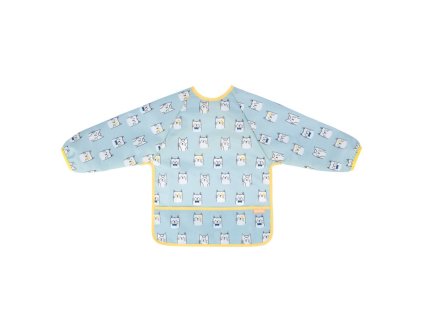 Podbradník s rukávmi – modrý variant Soft Blue