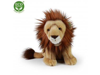 Rappa plyšový lev sediaci 25 CM ECO-FRIENDLY