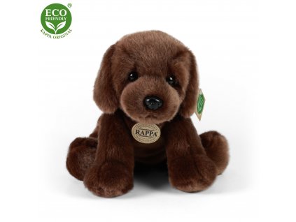 Rappa plyšový pes labrador sediaci 26 CM ECO-FRIENDLY