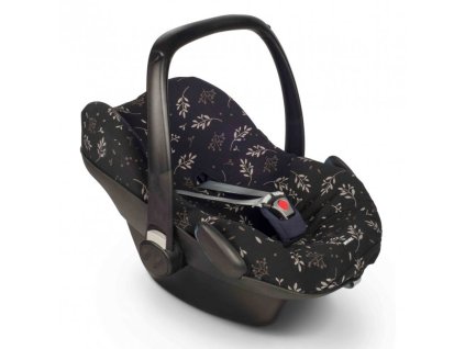 Poťah na autosedačku Seat Cover 0+ Romantic Leaves Black