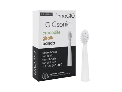 Náhradné hlavice InnoGIO pre sonickú kefku GIOSonic, 2 ks / 4 ks