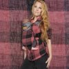 ByKay Click Carrier Reversible Red Plaid – obojstranná ergonomická klokanka pre deti od narodenia, max 18 kg