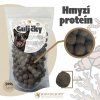 Guličky HMYZÍ PROTEÍN s čiernym uhlím 1,2cm , (500g)