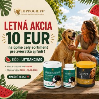 ☀️ Pripravili sme si pre vás letnú akciu! Či už chcete doplniť zásoby pre svojho štvornohého parťáka alebo vybrať niečo...