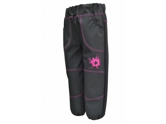 Letní softshell kalhoty Galaxie pink