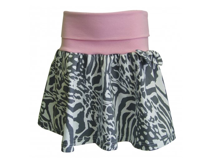 Dívčí sukně Zebra