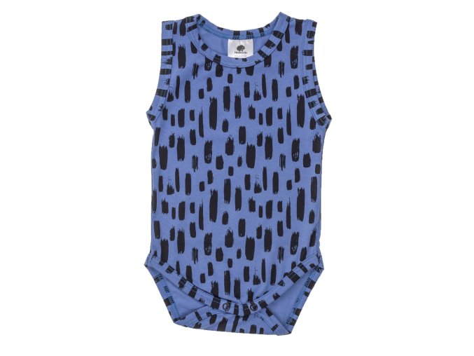 Kojenecké letní body tílko. Letní souprava pro miminka. Jednobarevné modré body s krátkým rukávem. Kojenecké a dětské body tílka. Oblečení pro miminka a pro děti. Letní set. Spodní tílko. Tílko Lines modré.