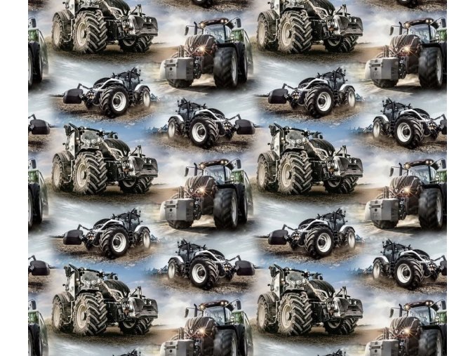 Dětské baggy Traktor šedá
