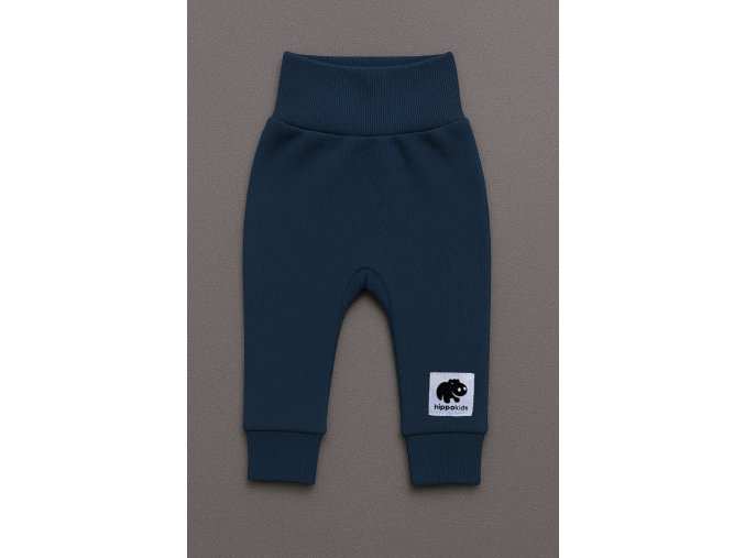 Rostoucí tepláčky Stripe tmavě modrá