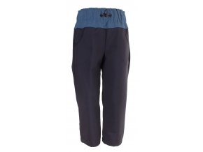 Zimní softshellové kalhoty Dark blue. Zateplené kojenecké a dětské kalhoty zateplené fleesem. Oblečení pro miminka, kojenecké soupravy, body, tepláčky, bunda a kalhoty. Vyrobeny v Česku.