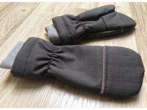 Zimní softshellové rukavice. Softshellové palčáky. Šedé rukavice. Neutrální rukavice. Reflexní pásky. Bavlněný náplet. Oblečení pro miminka. Oblečení pro děti. Dětské a kojenecké oblečení. Kvalitní české.Palčáky