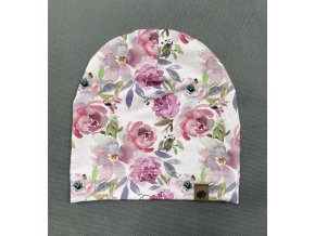 Čepice Romantic rose