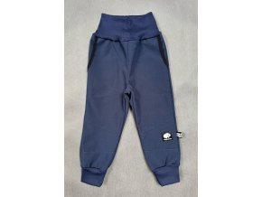 Softshellové kalhoty Basic tmavě modrá