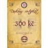 Dárkový certifikát 300 Kč