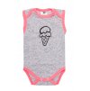 Kojenecké body tílko pro miminka Ice Cream Rose Hippokids