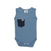 Kojenceké body tílko pro miminka Blue HIPPOKIDS