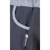 Oblečení pro miminka zimní softshellové kalhoty Reflex easy šedé. Kojenecké a dětské zimní softshellové kalhoty s šedým stahovacím pasem pro vaše děti a miminka. Softshell je zateplen fleesem. Boční pohled (2)