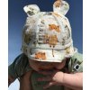 kojenecký letní klobouček mušelín zvířátka